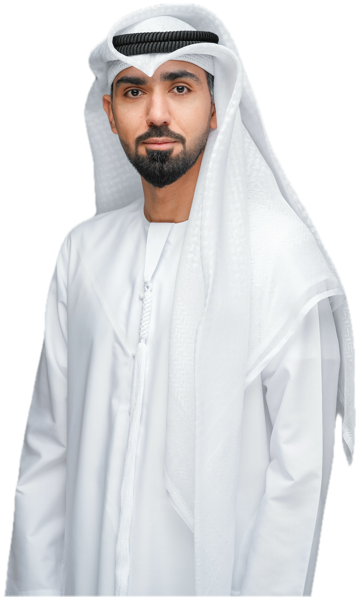 احمد علي بالكندورة والغترة — Ahmed Ali in a white thobe and ghutra